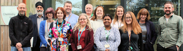 Chem EDI Group outside teaching labs